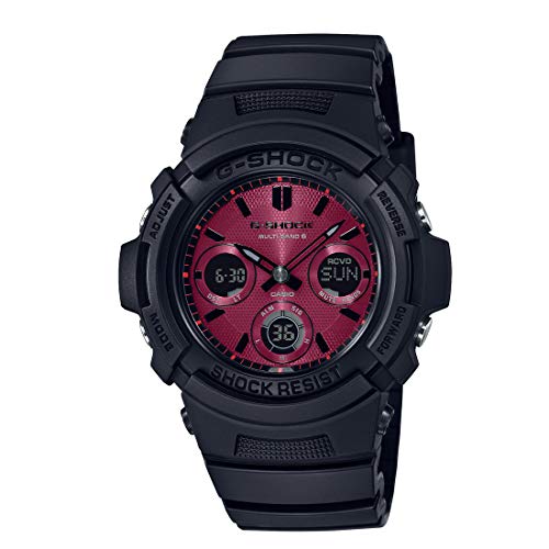 CASIO G-SHOCK Black and Red Series AWG-M100SAR-1AJF mens NEW from Japan_1