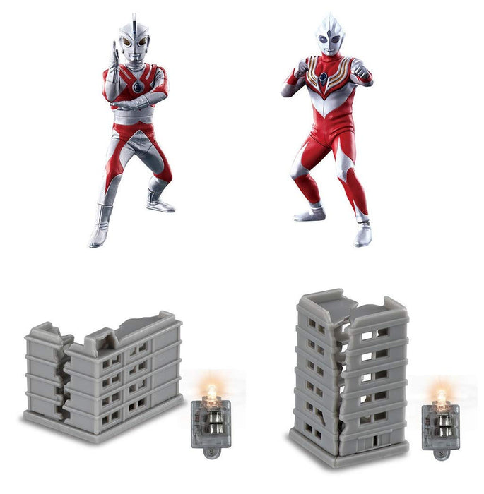 BANDAI Ultimate Luminous Ultraman 11 Set of 4 Full Complete Gashapon toys NEW_1