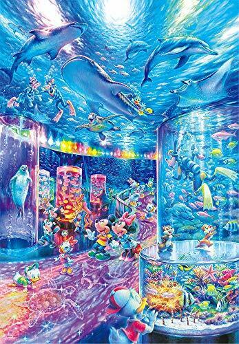 Jigsaw Puzzles 1000 Pieces Disney Night Aquarium NEW from Japan_1