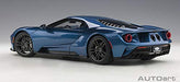 AUTOart 1/18 Ford GT 2017 Metallic Blue Composite Die-cast Model Car Sports Car_2