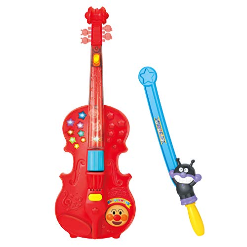 Joy pallete Anpanman Toy instruments Violin Red NEW from Japan_1