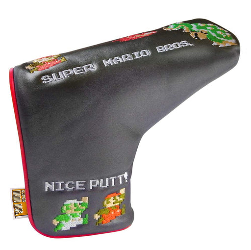 Super Mario Bros. Golf Putter Cover Pin Type Enjoy Caddie Bag SBPT002 Black NEW_1