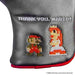 Super Mario Bros. Golf Putter Cover Pin Type Enjoy Caddie Bag SBPT002 Black NEW_2