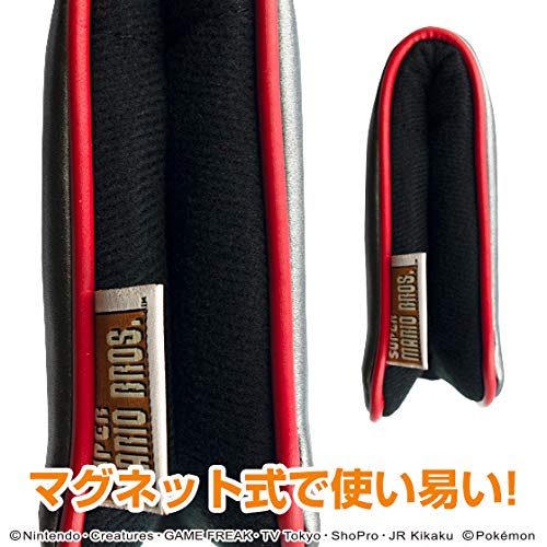 Super Mario Bros. Golf Putter Cover Pin Type Enjoy Caddie Bag SBPT002 Black NEW_4