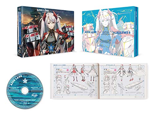 Azur Lane Vol.5 First Limited Edition Blu-ray Booklet TBR-29295D Animation NEW_1