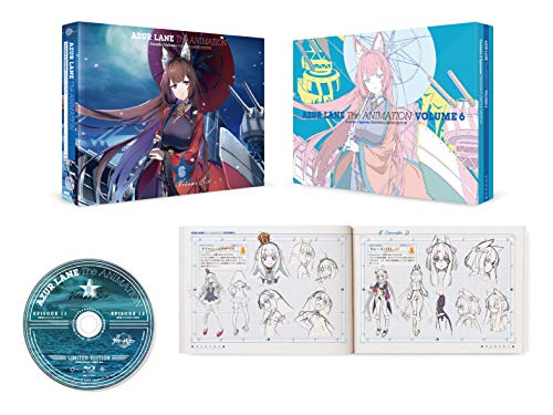 Azur Lane Vol.6 First Limited Edition Blu-ray Booklet TBR-29296D Animation NEW_1