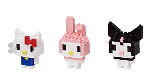 Kawada Nano Block Mini Sanrio characters BOX Complete 6 pieces NBMC_04S NEW_2