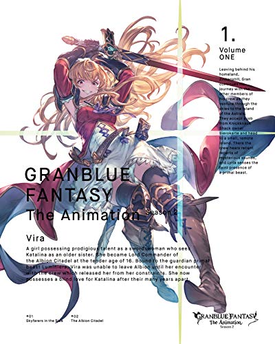 GRANBLUE FANTASY Season 2 Vol.1 First Limited Edition DVD Booklet NEW from Japan_1