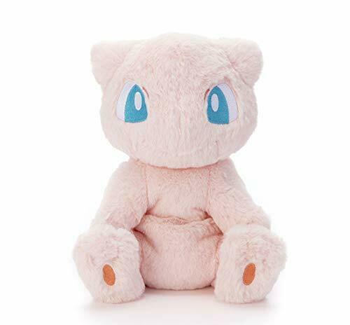 Pokemon Kutakutatta Plush Doll Stuffed toy M Mew 22cm TAKARA TOMY NEW from Japan_1