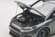 AUTOart 1/18 Ford Focus RS Metallic Gray Composite Die-cast Model Car 72954 NEW_4