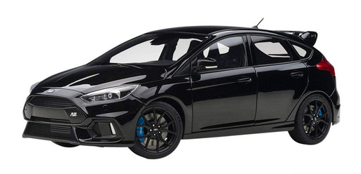 AUTOart 1/18 Ford Focus RS Black Finished Product Composite Die-cast Car 72952_1