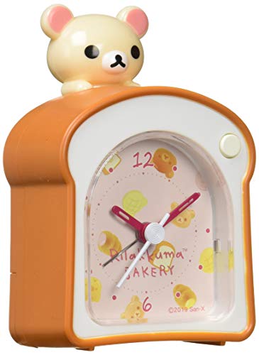 Seiko Clock CQ160A Rilakkuma Analog Alarm Clock (9.6 x 6.4 x 5.0cm) NEW_1
