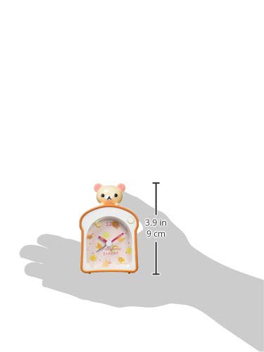 Seiko Clock CQ160A Rilakkuma Analog Alarm Clock (9.6 x 6.4 x 5.0cm) NEW_4