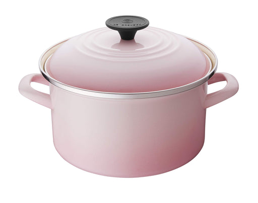Le Creuset Enamel pot EOS Casserole 8 inc 20cm Shell Pink 7713 20x29x17cm NEW_1