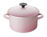 Le Creuset Enamel pot EOS Casserole 8 inc 20cm Shell Pink 7713 20x29x17cm NEW_1