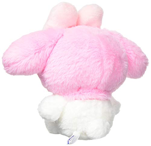 Sanrio My Melody Fluffy Stuffed Toy S Size Pink Plush Doll 143075-20 NEW_2