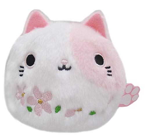 Sanei Neko Dango Mike Sakura Cherry Blossom Pink 2020 Cat Plush Doll NEW_1