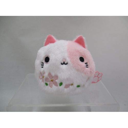 Sanei Neko Dango Mike Sakura Cherry Blossom Pink 2020 Cat Plush Doll NEW_2