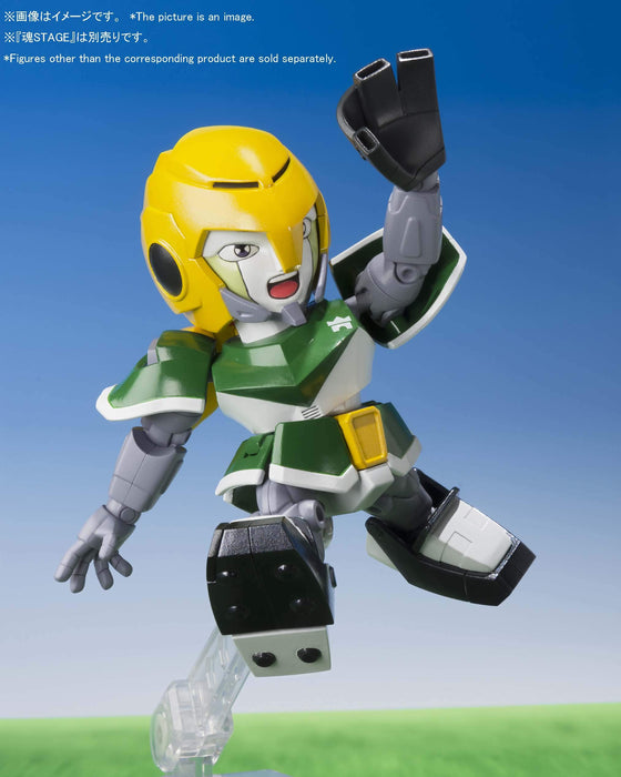 Chogokin Iron Leaguer Mach Windy & Gold Foot Diecast Movable Figure 145539 NEW_5