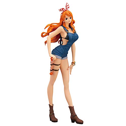 ONE PIECE STAMPEDE GLITTER & GLAMOURS NAMI PVC Figure B rare color Standard NEW_1