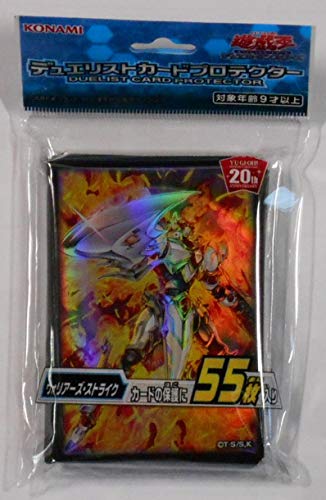 YuGiOh OCG Duelist Card Sleeve Protector Warrior's Strike 55pcs KONAMI NEW_1