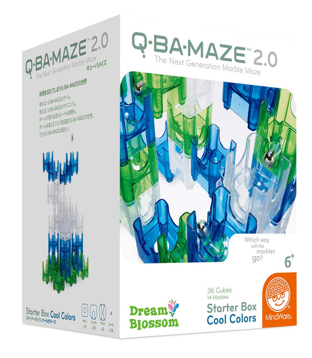 Dream Blossom Q-Ba-Maze 2.0 Slope Toy Starter Box Cool Colors ‎36199 Plastic NEW_1