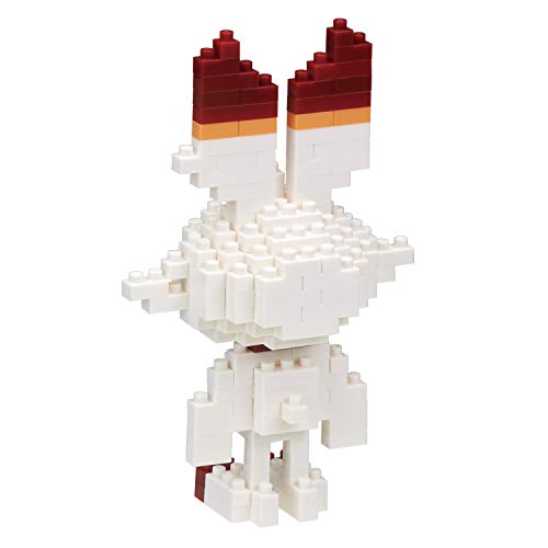 Kawada Nano Block Pokemon HIBANY Scorbunny NBPM060 NEW from Japan_3