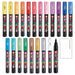 UNI Posca water-based marker extra fine PC-1M All 21 Colors Set + Rockoneko NEW_1