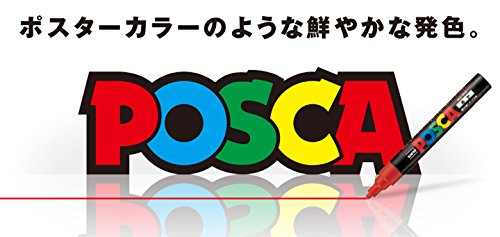 UNI Posca water-based marker extra fine PC-1M All 21 Colors Set + Rockoneko NEW_5
