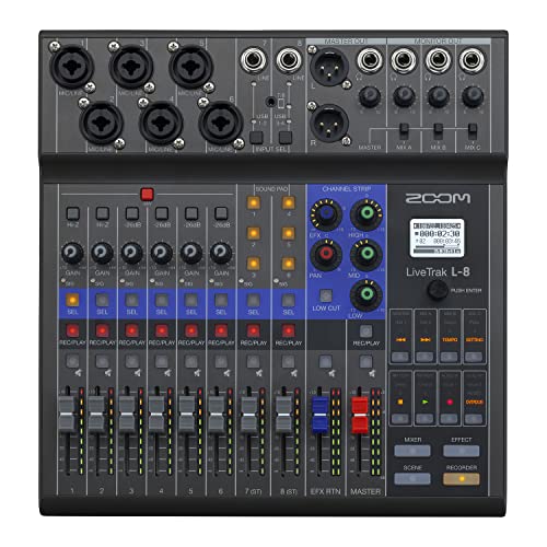 ZOOM LiveTrak L-8 8ch Live Podcast Digital Mixer and Recorder NEW from Japan_1