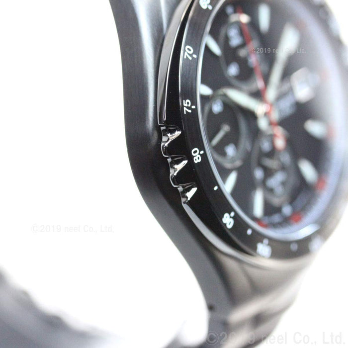SEIKO Giugiaro Design Mackina Sportiva SNAF87PC Men's Watch Chronograph Black_9