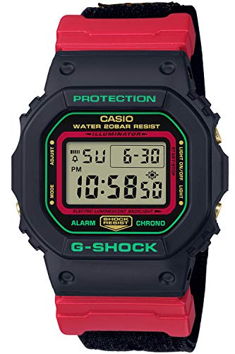 CASIO G-SHOCK Slow back 1990s DW-5600THC-1JF mens black NEW from Japan_1