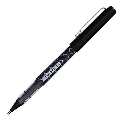 Ohto FUDE BALL Ballpoint Pen 1.5mm Extra-Bold Black-Ink Pen Set of 5 pcs NEW_1