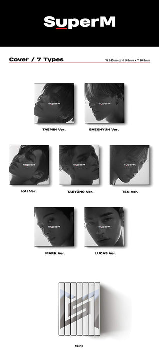 SuperM 1st Mini Album SuperM Random Jacket Version SMK1106 K-Pop Single NEW_2