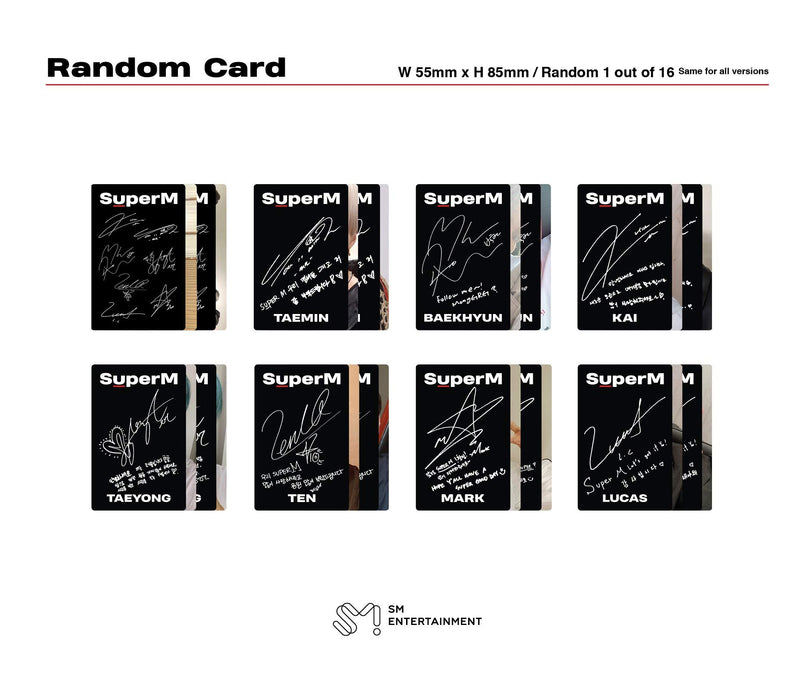 SuperM 1st Mini Album SuperM Random Jacket Version SMK1106 K-Pop Single NEW_5