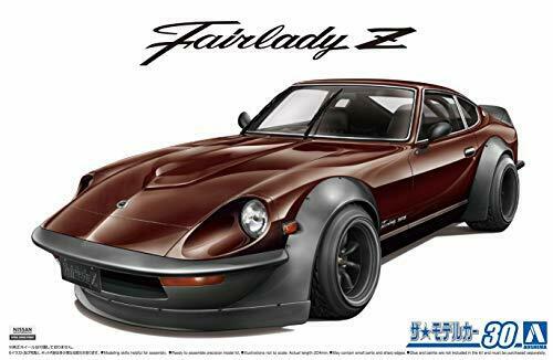 Aoshima 1/24 Scale Nissan S30 Fairlady Z Aero Custom 1975 Plastic Model Kit NEW_4