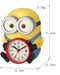 RHYTHM Minion/Bob Alarm Clock Voice Alarm Yellow 15.2x12.1x12.3cm 4REA30ME33 NEW_3
