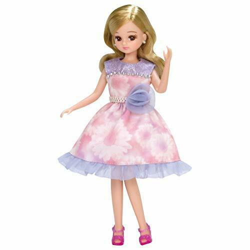 TAKARA TOMY DRESS ONLY Licca-chan Doll LW-03 Purple Flower NEW from Japan_1