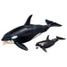 TAKARA TOMY ANIA Animal Adventure AL-08 Killer Whale Parent & Child Mini Figure_1