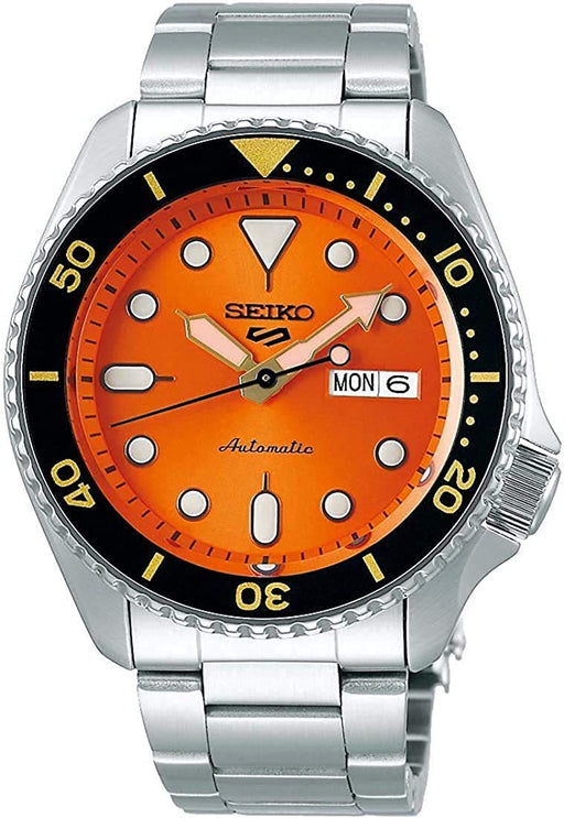 Seiko 5 Sports SRPD59K1 Orange Dial Automatic Mechanical Diver Men Watch NEW_1