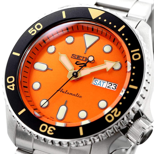 Seiko 5 Sports SRPD59K1 Orange Dial Automatic Mechanical Diver Men Watch NEW_2