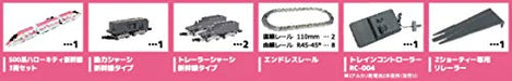 Rokuhan Z Gauge SG004-1 Z-Shorty 500 Type Shinkansen Hello Kitty ver Starter Set_4