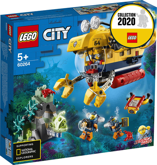 Lego City Sea Expedition Deep seabed/underwater exploration submarine 60264 NEW_2