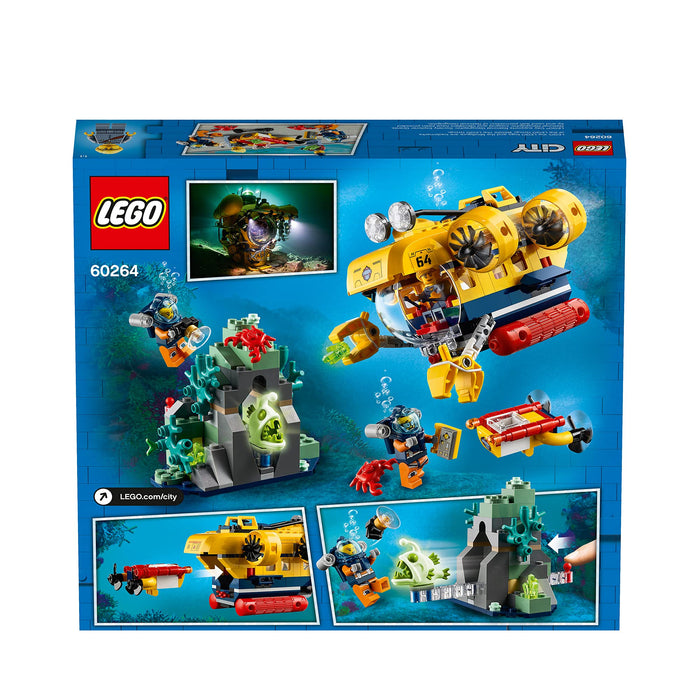 Lego City Sea Expedition Deep seabed/underwater exploration submarine 60264 NEW_6