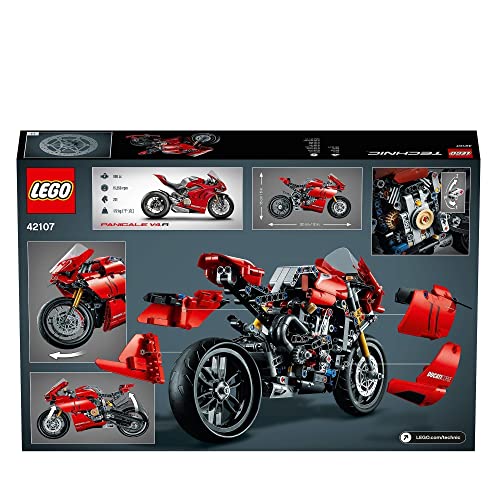 LEGO technique Ducati Panigale V4 R 42107 STEM 646 pieces 2020 model vehicle NEW_8