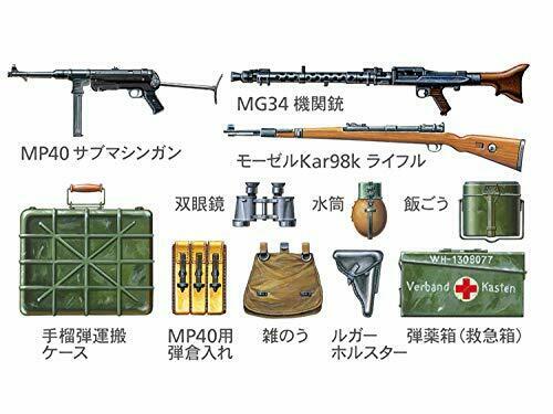 Tamiya German Infantry Set (Mid-WWII) Plastic Model Kit NEW from Japan_6