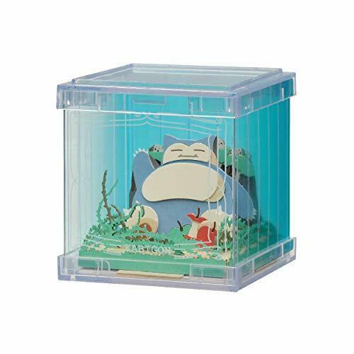 Pokemon Snorlax Paper Theater cube Interior Anime NEW from Japan_2