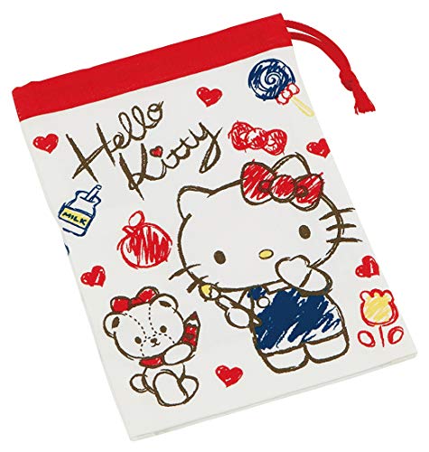 Sanrio Hello Kitty Drawstring Bag for plastic cup SKATER Made in Japan NEW_2