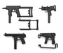 Tomytec LittleArmory LA058 Compact SMG Set 1/12 Plastic Model NEW from Japan_1