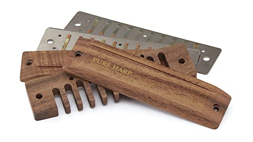 SUZUKI 10 hole harmonica PURE HARP MR-550H / C style Wooden Body NEW from Japan_2